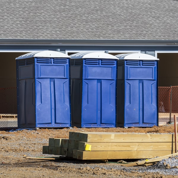 are there any restrictions on what items can be disposed of in the porta potties in Lake View